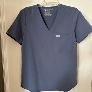 Figs Space Navy Scrub top